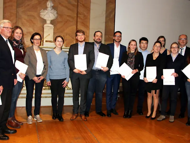 Verleihung der Auszeichnungen für die besten Dissertationen 2017/2018